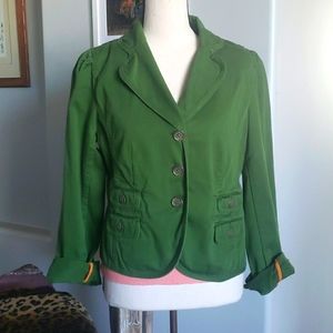 Ann Taylor Loft Green Jacket